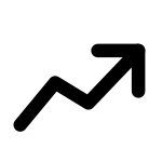 Trending Up SVG Icon